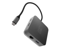 Akcesoria GREENCELL HUB USB-C 6w1 (USB 3.0 HDMI Ethernet USB-C)